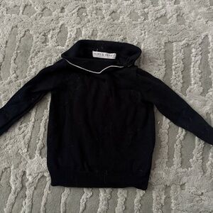 Hope and Henry Black Women's Turtleneck Sweater